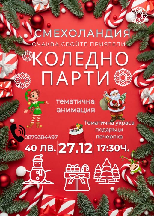 коледно парти в Костинброд