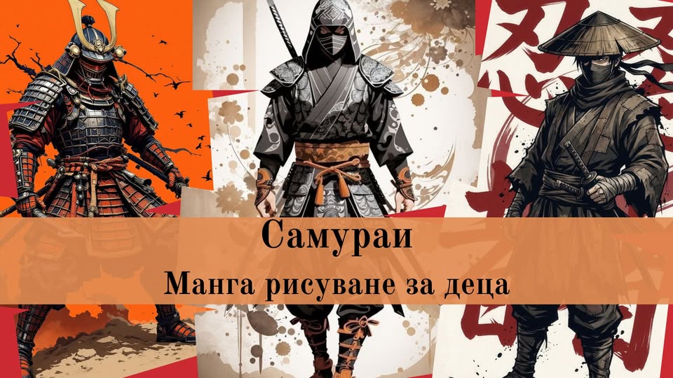 Самураи манга рисуване за деца