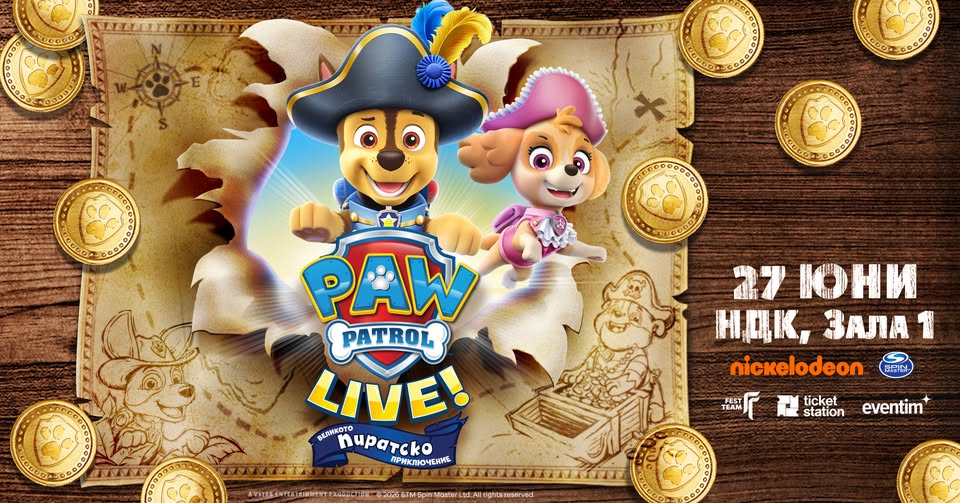 PAW Patrol Live! – „The Great Pirate Adv...