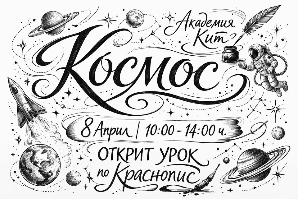 Космическа азбука и Краснопис