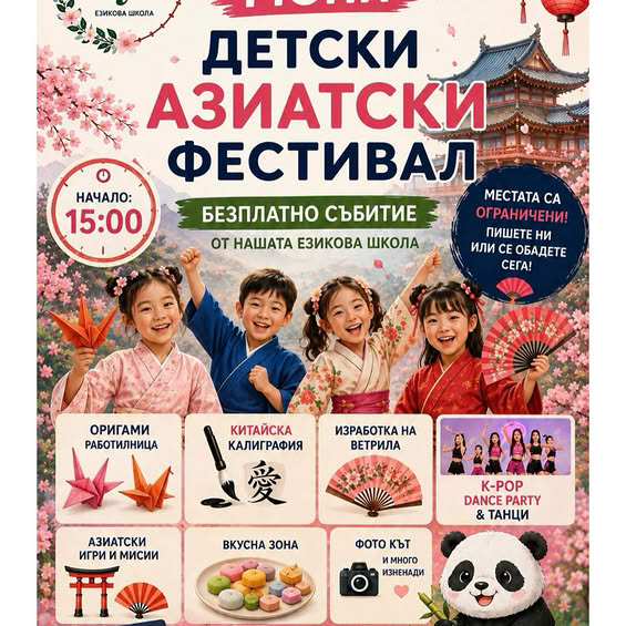 Детски Азиатски Фестивал!
