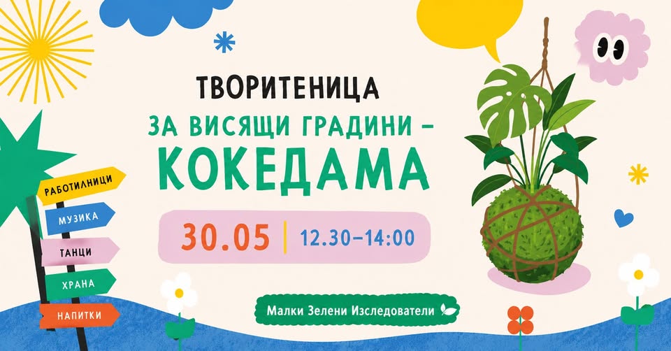 Творилница за висящи градини – „Кокедама...