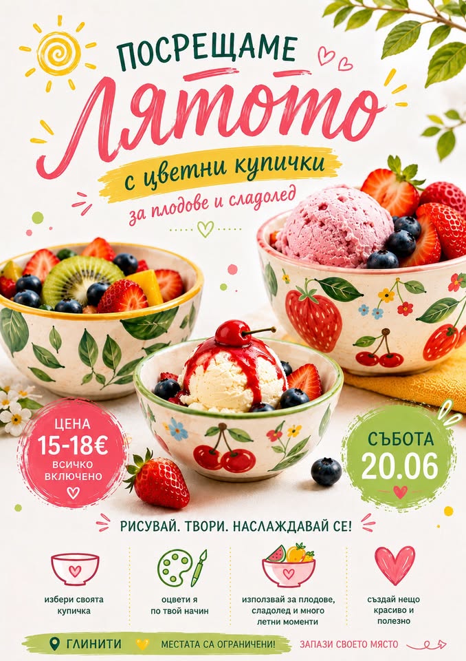  Рисуване на керамични купички