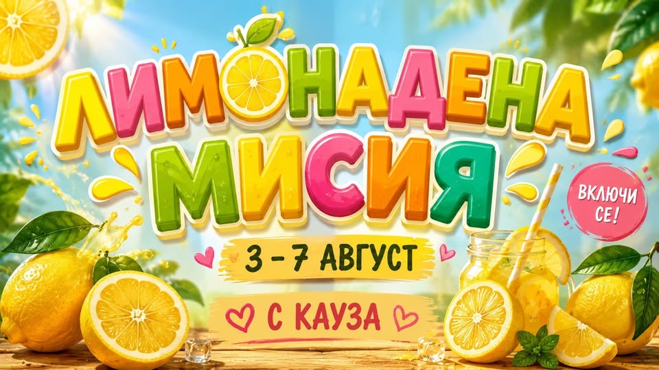 Купи лимонада, подкрепи кауза – лятна ми...