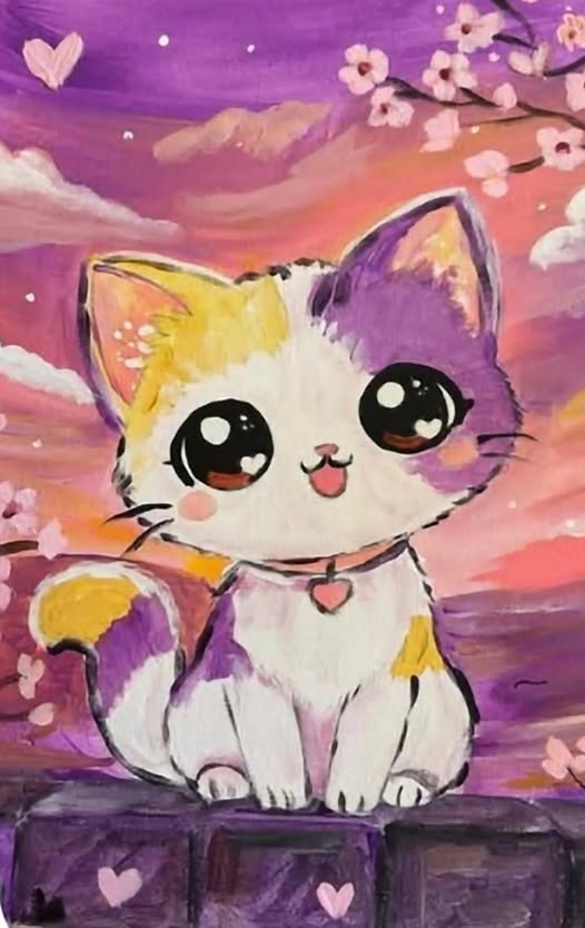 Рисуване и лакомства за деца: Teма Котен...