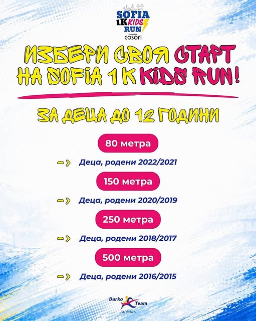 Детско Sofia 1K Run