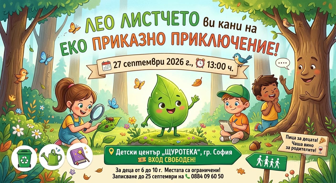 ​📖Приключенията на Лео Листчето: Детска...