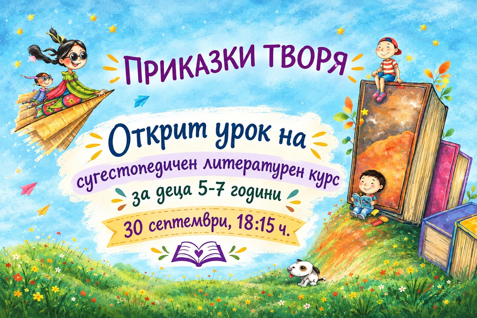 Открит урок на литературен курс за четящ...