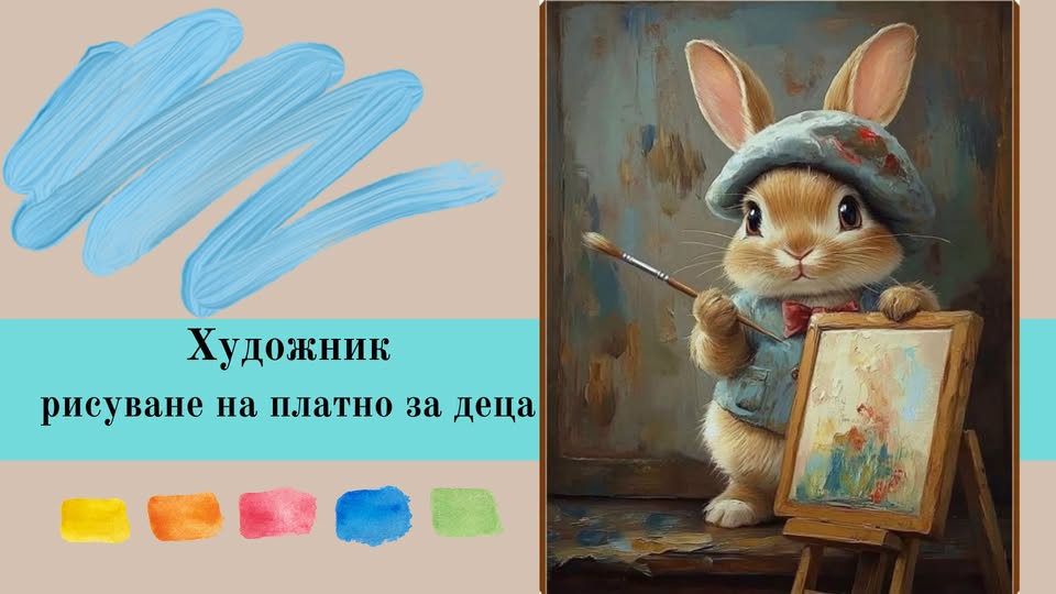 Художник-рисуване на платно