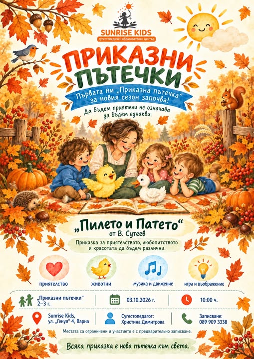сугестопедично приказно преживяване Пиле...