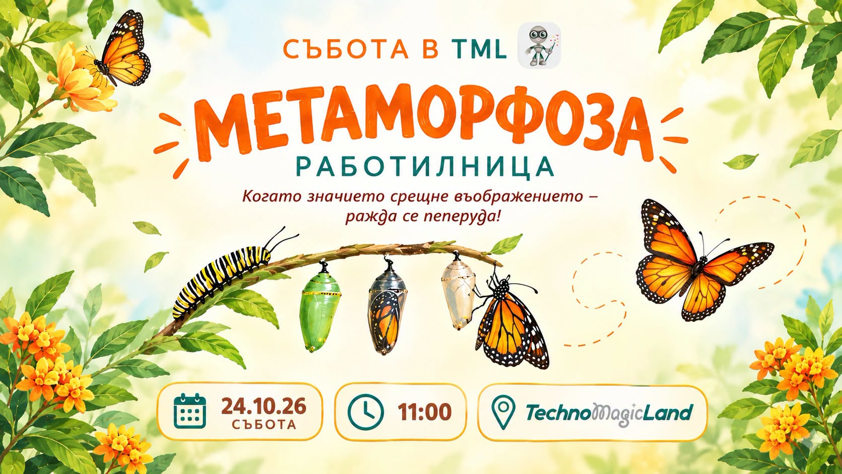 "Метаморфоза" Работилница за деца
