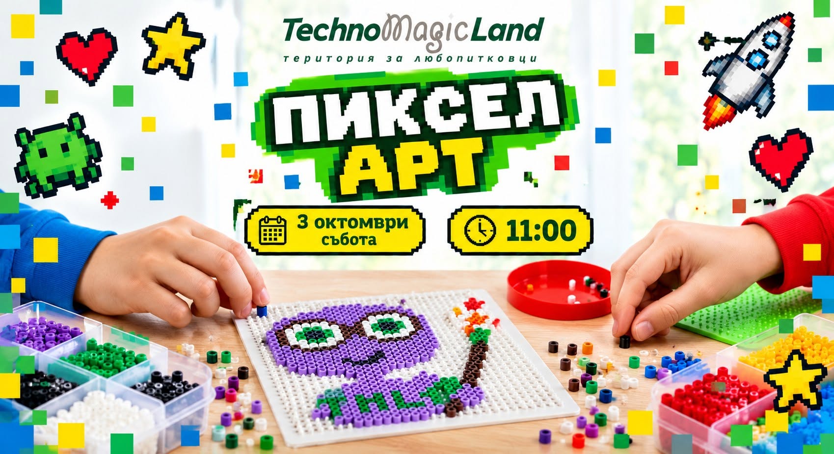 Работилница "Пиксел Арт" за деца