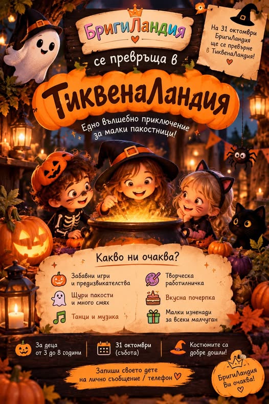ТИКВЕНАЛАНДИЯ приключение за деца