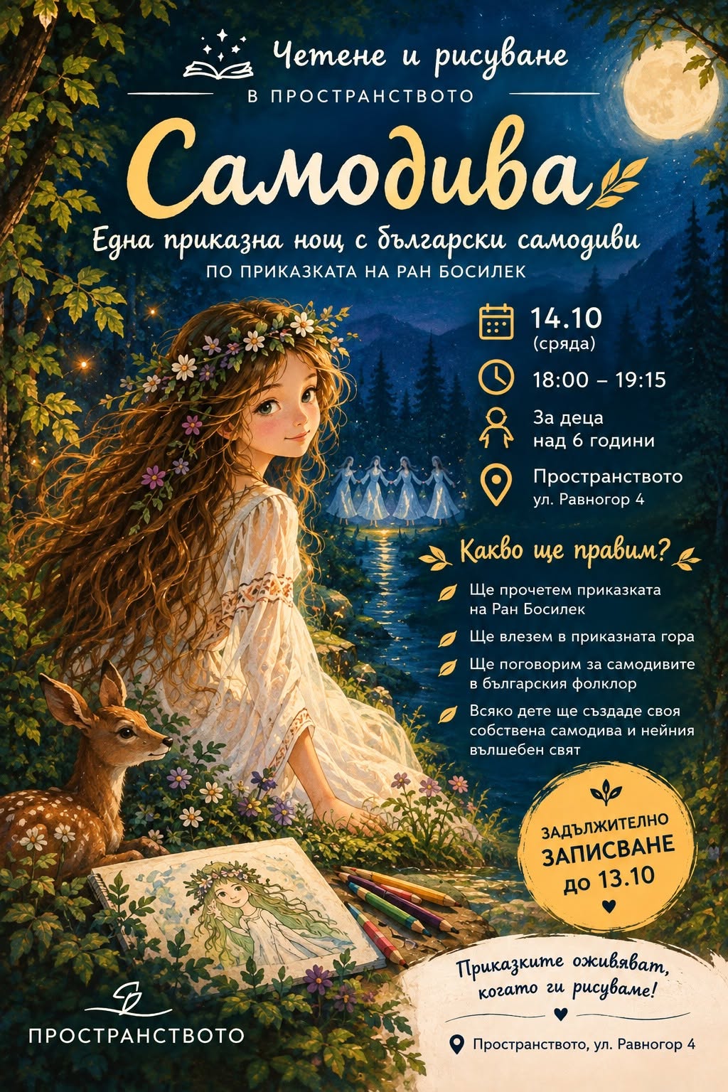 Детско приказно събитие и рисуване: Само...
