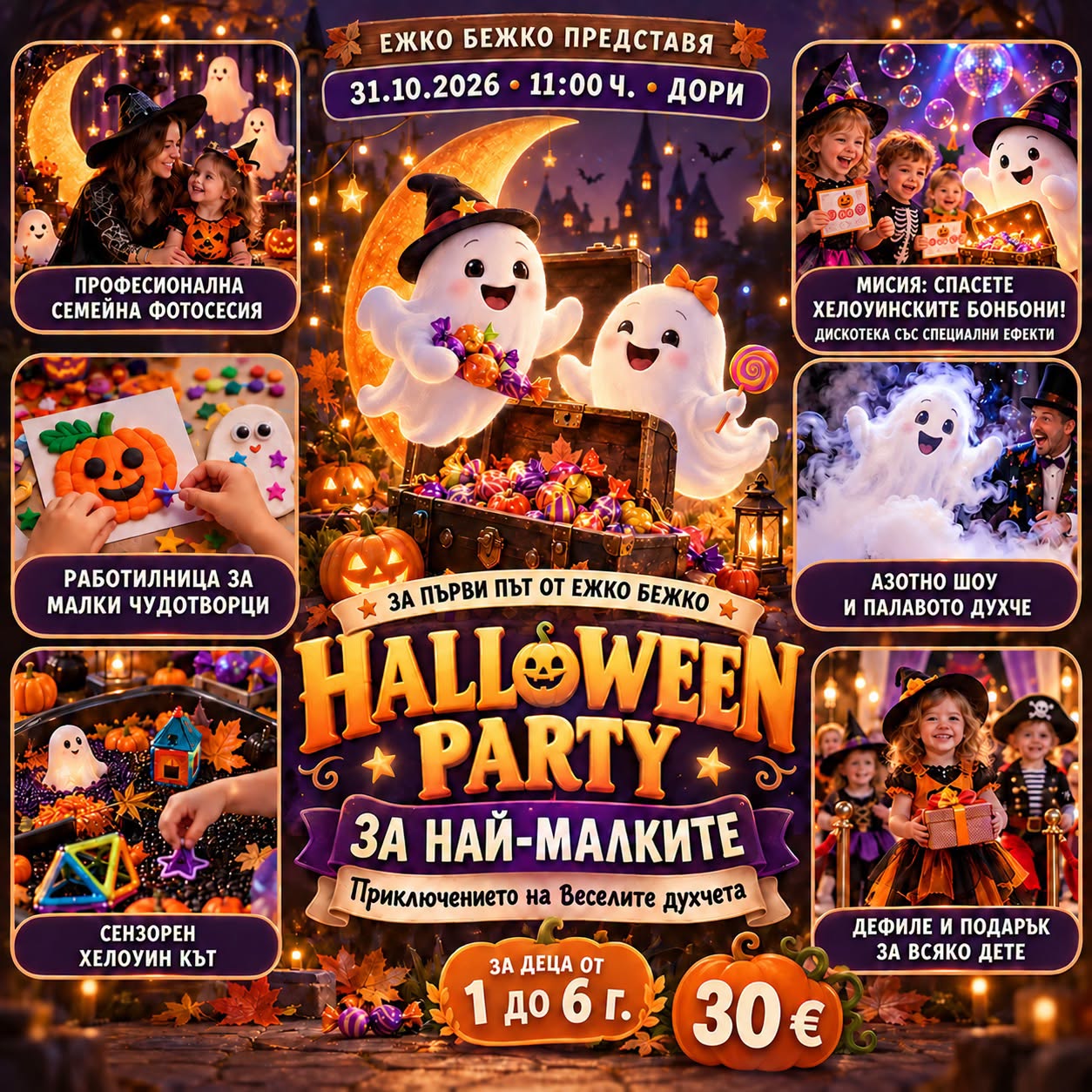 Halloween за най-малките – Приключението...