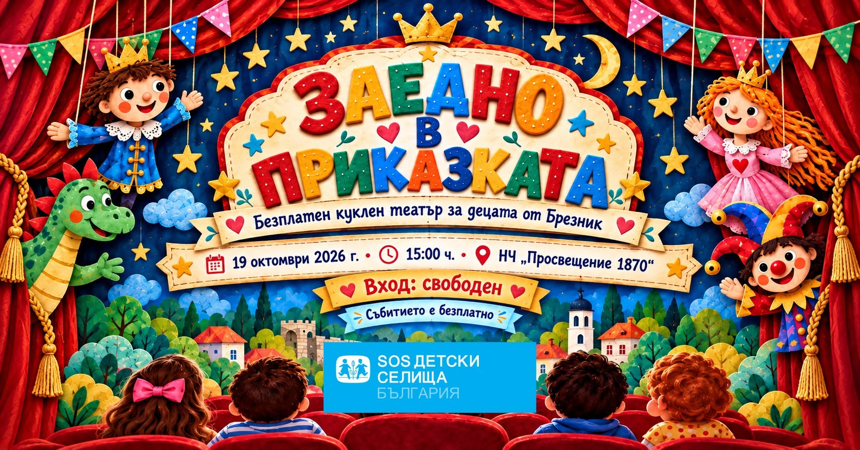 Заедно в приказката 🎭 | Безплатен кукле...