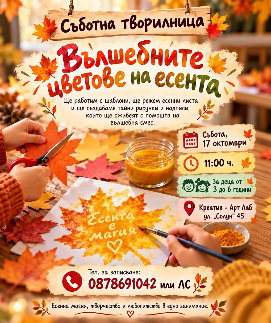 Съботна творилница: Вълшебните цветове н...