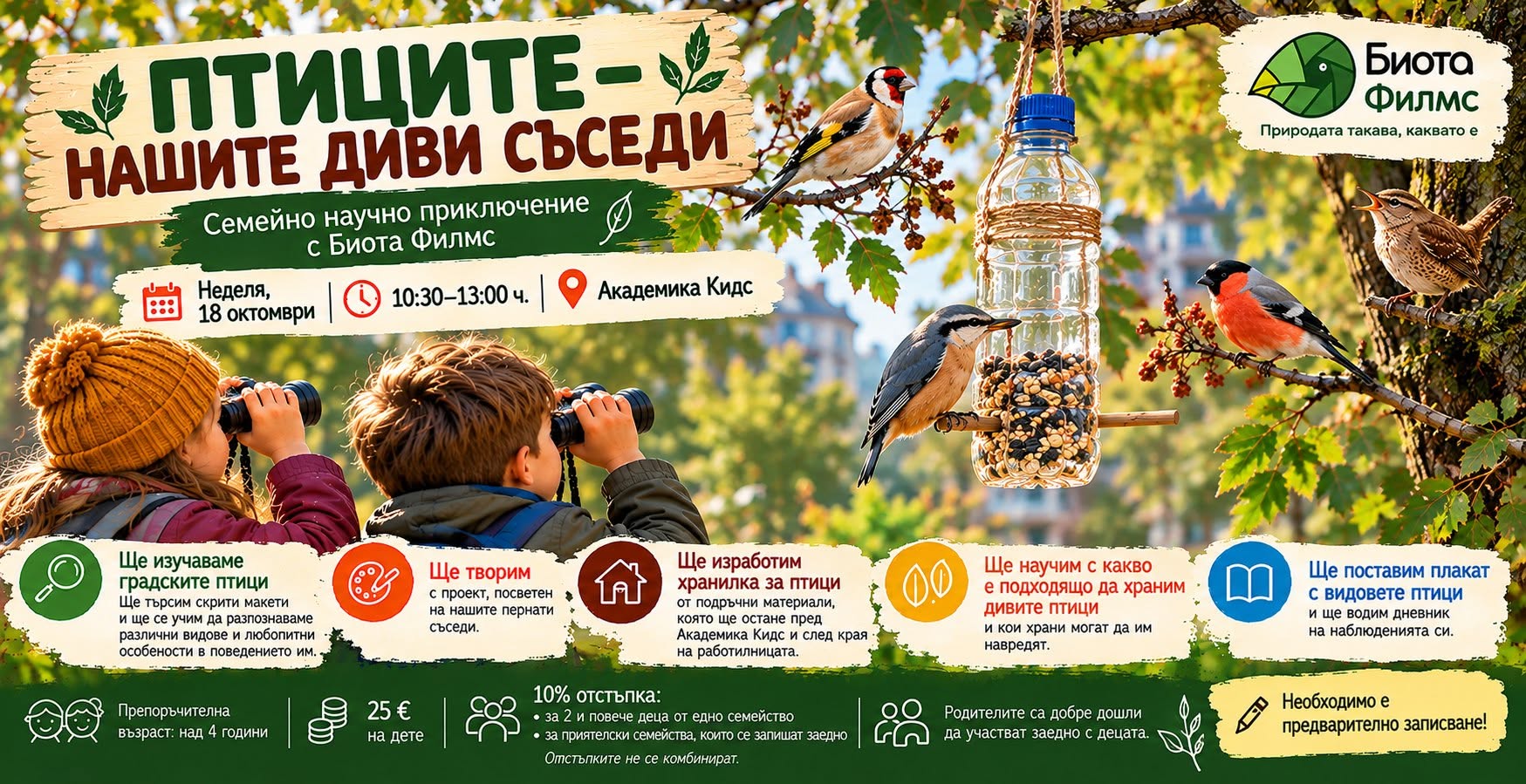 ПТИЦИТЕ – НАШИТЕ ДИВИ СЪСЕДИ