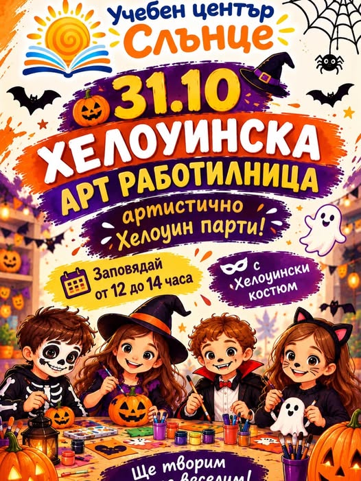 Хелоуинска работилница за деца