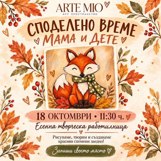 Есенна творческа работилница