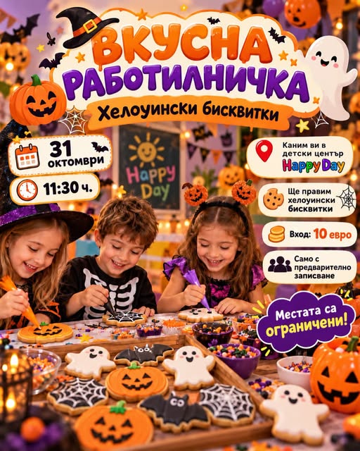 вкусна Хелоуинска работилничка