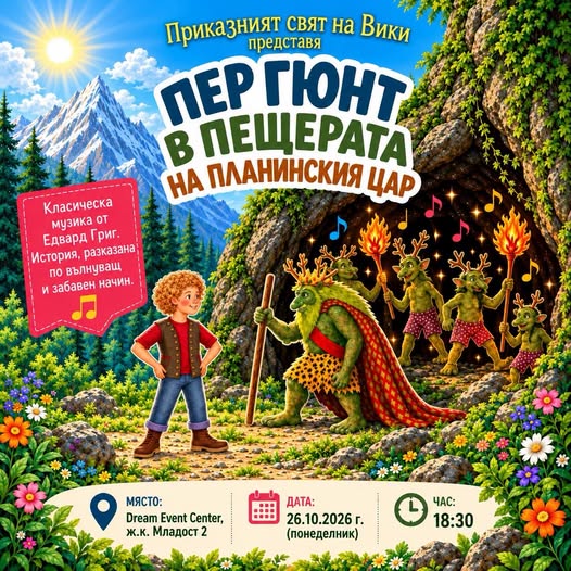 ПЕР ГЮНТ В ПЕЩЕРАТА НА ПЛАНИНСКИЯ ЦАР му...