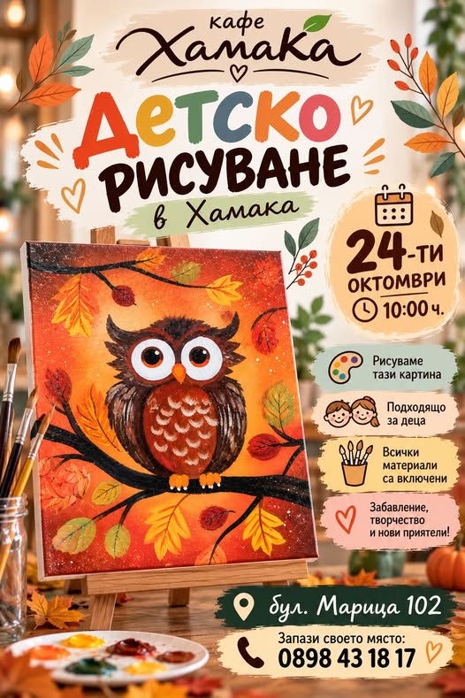 есенно  детско рисуване