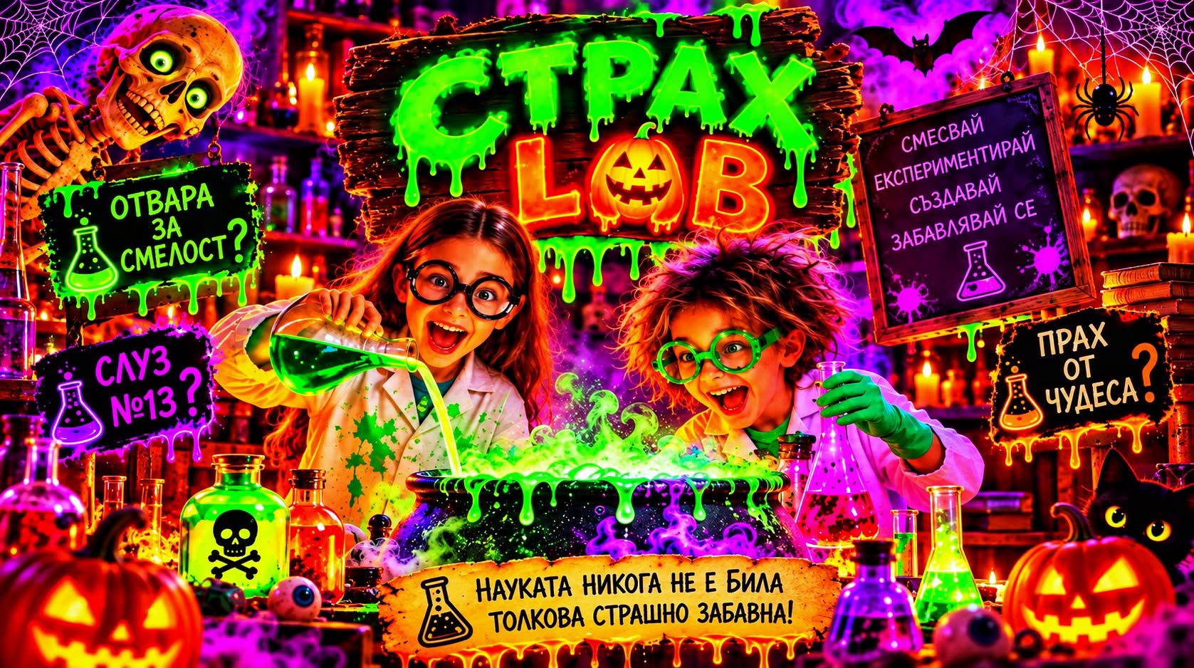 👻 „СТРАХ LAB: Мисия „Зловещи експеримен...