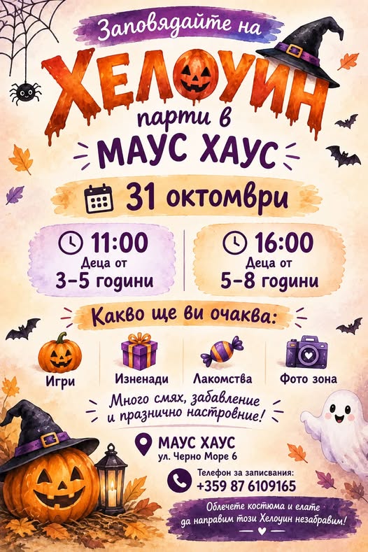 Хелоуин парти за деца