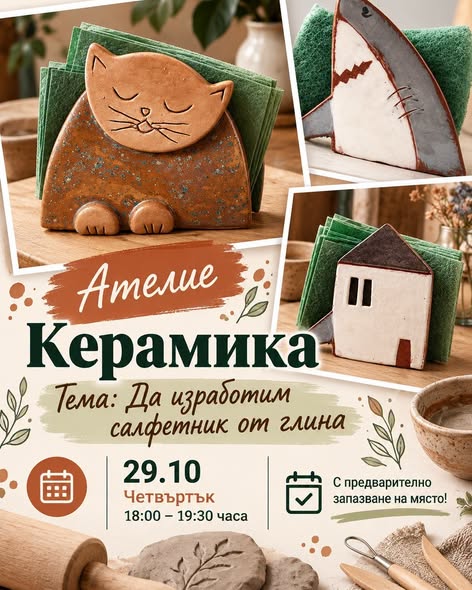 Ателие Керамика /за деца 5-10г.