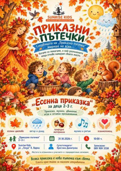 Приказна пътечка“ мирише на есен Есенна...