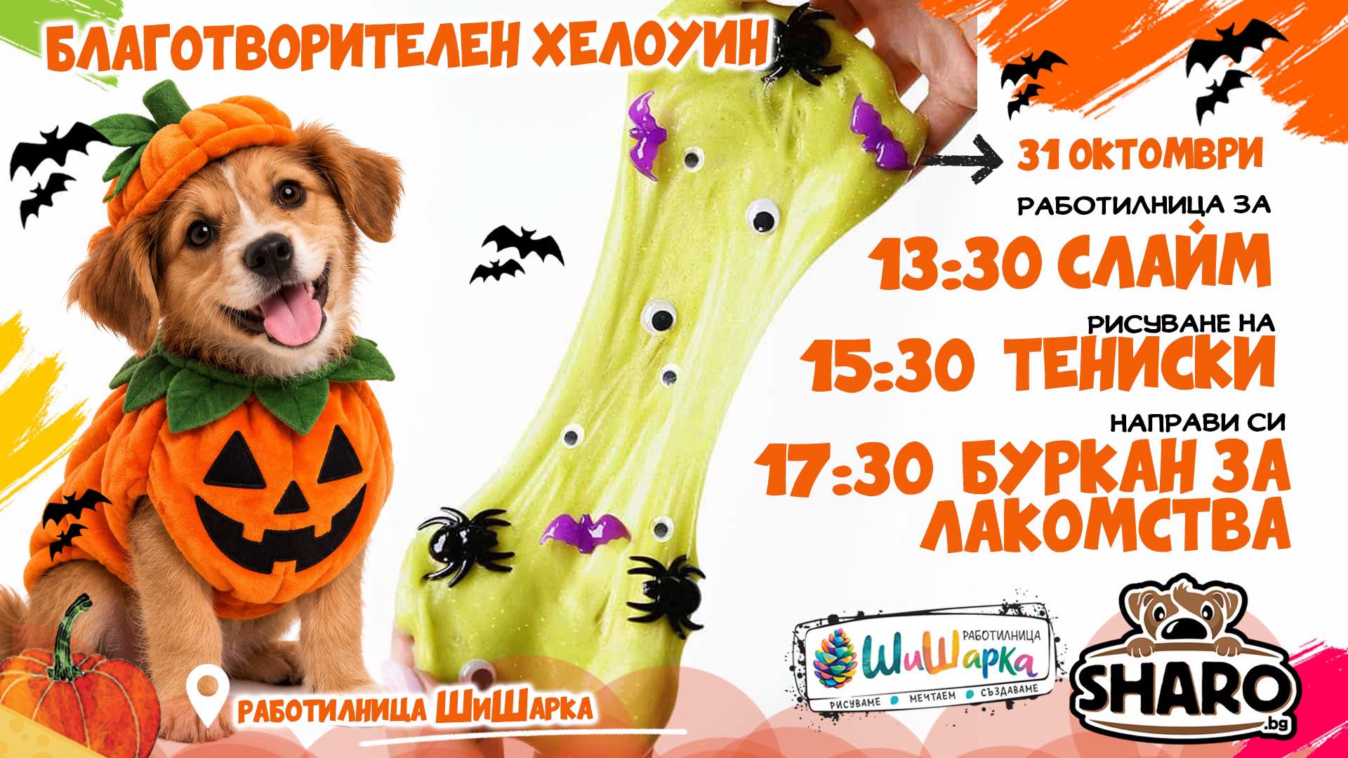 Благотворителен Хелоуин за Шаро