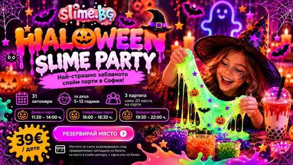  HALLOWEEN SLIME PARTY