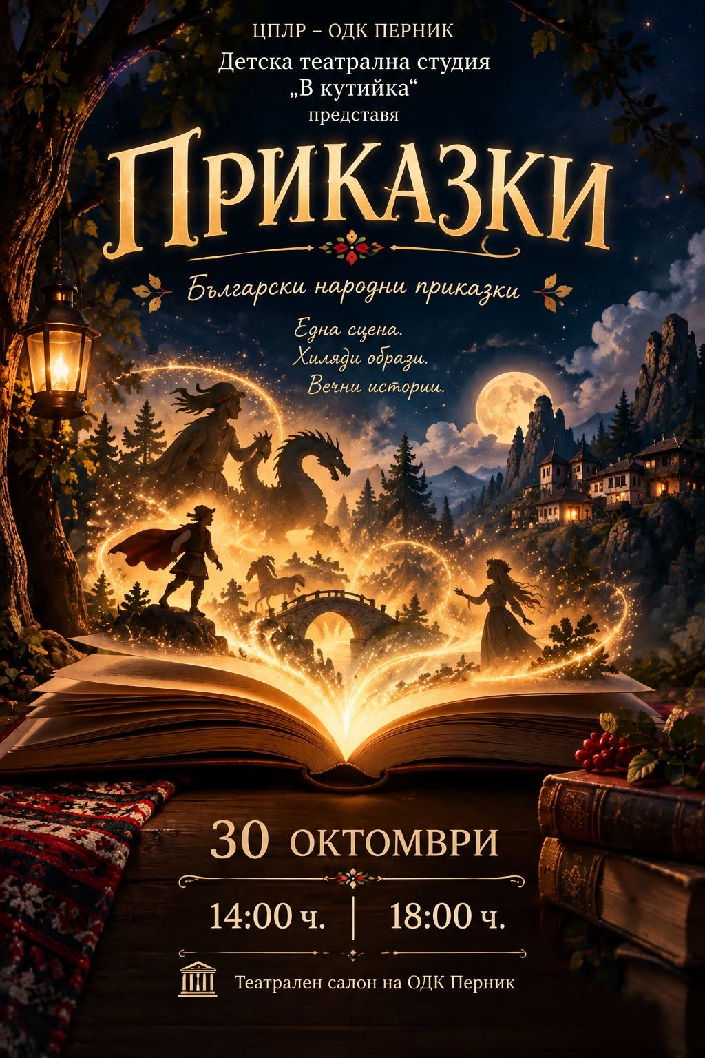 "Приказки" - куклен спектакъл по български народни приказаки